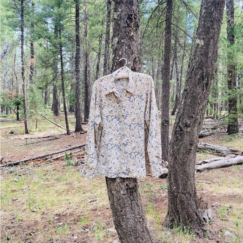 Vintage Floral Women’s Button Up